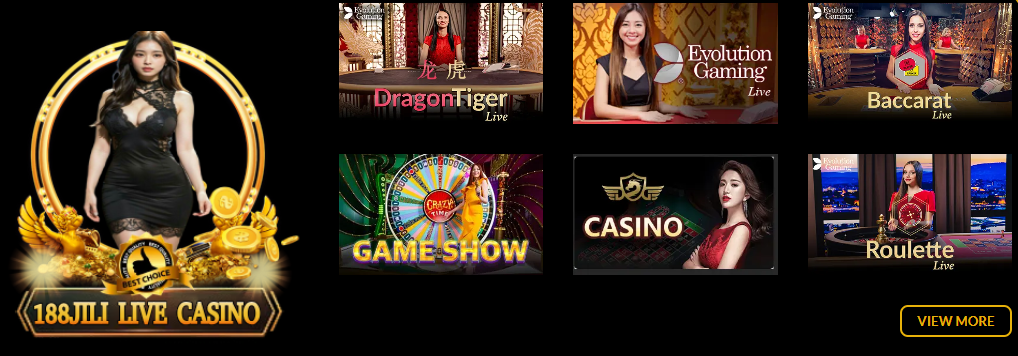 Live Casino at 188Jili Ph